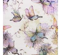 Zelten 2 veli 20 conte di tovaglioli di carta colorata Shabby Chic tovaglioli per la cena di nozze Tea Party decorazione D (Farfalla viola, 1)