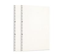 Zelten Fogli di carta perforata per raccoglitori a 6 fori, agenda personale per quaderni, agenda ricaricabile, a pois, formato A4/30 Hole