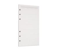 Zelten Fogli di carta perforata per raccoglitori a 6 fori, organizer, diario personale, taccuino, agenda ricaricabile, Monthly Planner, A6/6 Hole