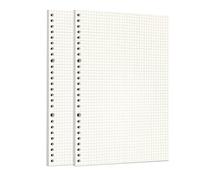 Zelten Fogli di carta perforata per raccoglitori a 6 fori, organizzatore personale per quaderni, agenda ricaricabile, quadrata, B5/26 Hole