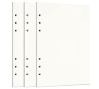 Zelten Fogli di carta perforata per raccoglitori a 6 fori, organizzatore personale per quaderni, agenda ricaricabile, Sketch, formato A5/6 Hole