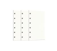 Zelten Fogli di carta perforata per raccoglitori a 6 fori, organizzatore personale per quaderni, agenda ricaricabile, Sketch, A7/6 Hole