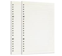 Zelten Fogli di carta perforata per raccoglitori, organizzatore personale per quaderni, agenda ricaricabile (Lined, A5/20 Hole)