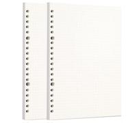 Zelten Fogli di carta perforata per raccoglitori, organizzatore personale per quaderni, agenda ricaricabile (Dotted, A5/20 Hole)