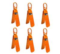 Zeluga 15-545-6PK - Staffa di ancoraggio riutilizzabile per tetti, ad alta resistenza, con anello a D, protezione anticaduta per tetti metallici, costruzioni, attrezzature di sicurezza industriale