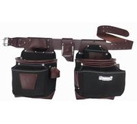 Zeluga ZL171TB Pro Framers - Attrezzatura per attrezzi in pelle resistente, colore: Marrone