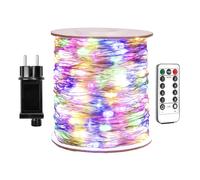 ZELUXDOT Ghirlanda Luminosa LED 120m con 1200 LED Multicolore 8 Modalità, Catena Luminosa con Spina e Filo d’Argento,per Interni ed Esterni, Natale, Giardino, Matrimonio, Terrazza,Balcone, Decorazioni