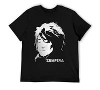 Zemfira T-Shirt - Земфира Футболка Russian Rock Music Zемфира Black Color Tee Black