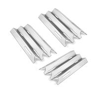 Zemibi Kit di parti di ricambio per piastra riscaldante per modelli Vermont Castings CF90501AP, CF9055, CF9055 3A, CF9030N, CF9030, CF9030LP, 3 pezzi in acciaio inox, 36 x 19 cm