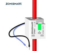 Zemismart Misuratore di energia intelligente Zigbee Monitor WiFi Sensore elettrico Misura in tempo reale Funziona con Tuya Zigbee2mqtt Assistente domestico