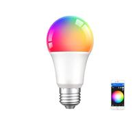 zemismart Tuya Zigbee LED E27 Bulb work with Home APP via Homekit Zigbee ZMHK01 Hub,Dimmerabile Timer App Echo Siri Voice Control RGBW 2700-6500K(E27 9W)