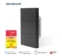 Zemismart Zigbee US Interruttore della luce con interruttore neutro Funziona con Tuya Smartthings Alexa Funziona con Homekit tramite hub ZMHK-01