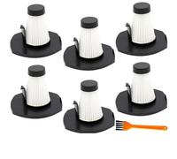 ZEMNLO Aspirapolveri lavabili Filtri HEPA di ricambio, for aspirapolvere con filo MooSoo LT450, accessori for parti filtranti Manutenzione del filtro dell'aspirapolvere(Size:6pcs)