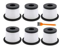 ZEMNLO Aspirapolveri lavabili Filtri HEPA di ricambio, for aspirapolvere con manico SILVERCREST SHAZB 29.6 A1, Filtri Pezzi di ricambio Accessori Manutenzione del filtro dell'aspirapolvere(Size:6pcs)