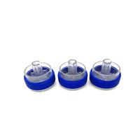 ZEMNLO For Ford, Focus, 2 MK2, 3 MK3, Mondeo, pezzi/set Manopola aria condizionata in lega di alluminio AC Pulsante interruttore controllo del calore Manopola dell'aria condizionata per auto(Blue)