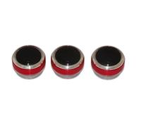 ZEMNLO For Ford, Focus 2 MK2, 3 MK3, Mondeo, pezzi/set Manopola aria condizionata in lega di alluminio AC Pulsante interruttore controllo del calore Manopola dell'aria condizionata per auto(Rot)