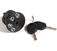 ZEMNLO Interruttore di accensione, interruttore di avviamento, for serie Jo-hn Dee-re X100, X300 X304 X310 X390 X500 X520 X530 X534 X540 con 2 chiavi, 4 posizioni con controllo fari, 7 punte interrutt