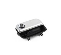 ZEMNLO Maniglia for serratura vano portaoggetti cruscotto interno auto, for Porsche, for MACAN, 95B Cayman 981, for PANAMERA, 970 Ricambi 95B857095F A Maniglia del vano portaoggetti(BlackSilver)