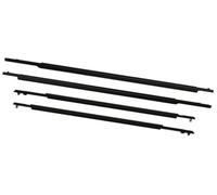 ZEMNLO Protezione for il bordo della portiera dell'auto, for Toyota, for Prius 2010-2015 Guarnizione esterna for finestrino dell'auto Cinghia in gomma for vetri laterali Guarnizione in gomma per fines