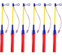 Zempertoopa 6 lanterne con LED per San Martino, elettroniche, feste per bambini, feste in costume, asilo, Halloween, Natale e anno, DLG-6-LG, M, giallo