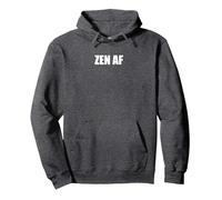 Zen AF Felpa con Cappuccio, Unisex per Adulti, Grigio Scuro, XXL
