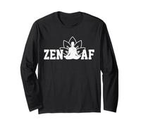 Zen AF - Regalo Spirituale per Meditazione Buddismo Buddha Yoga Maglia a Manica