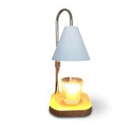 Zen - Aroma Zen'Arome, scaldabagno Candelia-Bruciatore elettrico, diffonde i profumi senza fiamma né fumo, prolunga la durata delle candele-dimmer integrato, altezza regolabile, bianco