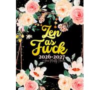 Zen as Fuck: 2-Year Monthly Sweary Planner For Women | 24 Months January to December Calendar Schedule Yearly Goals & To do List with Motivational ... Floral Design | Large Size 8.5 x 11 inches