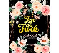 Zen as Fuck: 3-Year Monthly Sweary Planner For Women | 36 Months January to December Calendar Schedule Yearly Goals & To do List with Motivational ... Floral Design | Large Size 8.5 x 11 inches