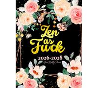 Zen as Fuck: 3-Year Monthly Sweary Planner For Women | 36 Months January to December Calendar Schedule Yearly Goals & To do List with Motivational ... Floral Design | Large Size 8.5 x 11 inches