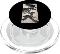 Zen Bonsai Tree pittura a inchiostro giapponese vintage art regalo PopSockets PopGrip per MagSafe