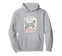 Zen Cat Relax Floreale Estetica Carino Self Love Vibes Felpa con Cappuccio