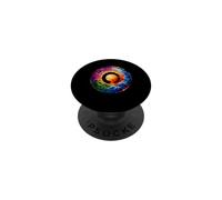 Zen Circle - Vetro colorato per calligrafia giapponese PopSockets PopGrip Adesivo