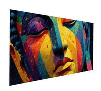 zen Diamond Painting Kit Completo, Diamond Painting Viso, Diamante Dipingere con i Numeri Adulti 100 x 200CM, Kit Punto Croce Diamantini Crystal Art Pittura Con Numeri, Decorazioni Casa Regalo JXL8149