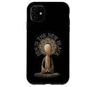 Zen è il nuovo design nero per la meditazione per lo yoga delle ragazze Custodia per iPhone 11