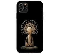Zen è il nuovo design nero per la meditazione per lo yoga delle ragazze Custodia per iPhone 11 Pro Max