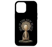 Zen è il nuovo design nero per la meditazione per lo yoga delle ragazze Custodia per iPhone 12 Pro Max