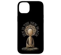 Zen è il nuovo design nero per la meditazione per lo yoga delle ragazze Custodia per iPhone 14 Plus