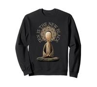 Zen è Il Nuovo Design Nero per la Meditazione per Lo Yoga delle Ragazze Felpa