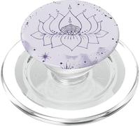 Zen Energy Purple Vibe Mindfulness Simboli Spirituali Mandala PopSockets PopGrip per MagSafe