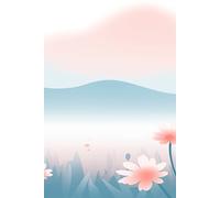 Zen Flowers Journal: A 6×9 Lined Notebook with Date Line & Table of Contents (210 pages)