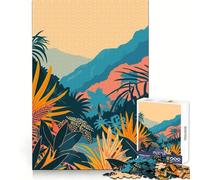 Zen Forest Minimalist Art Teenagers Puzzles 1000 Piece Jigsaws Sharp Recall Serene Activity Uniform Cut Joyful Xmas (38x26cm)