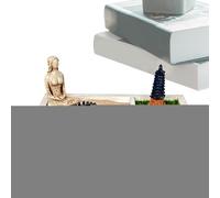 Zen Garden Kit, giapponese Zen Garden - Kit ciotole di sabbia giapponese meditazione in miniatura | Tabella Meditazione Zen Artistic Decoration per economia, posto di lavoro, sala studio, casa