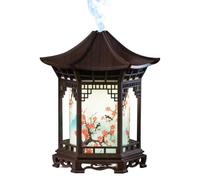 Zen Lantern Light, Pagoda Glow Lamp System, Color ing Unit, Decorative Pavilion Lantern Diffuser, Indoor Outdoor Ambient Decor Use, Bedroom Living Office House Relaxation Mood