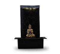Zen Light ZENITUDE Fontana in poliresina, Dimensioni: 31 x 31 x 42 cm, Colore: Nero