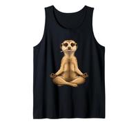 Zen Meerkat Meditation Funny Wildlife Mindfulness Design Canotta