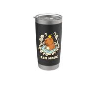 Zen Mode Capybara Vasca Relax Hot Spring Animal Lemon Spa Bicchiere termico in acciaio inox doppia parete