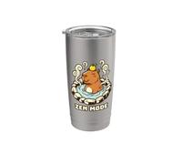 Zen Mode Capybara Vasca Relax Hot Spring Animal Lemon Spa Bicchiere termico in acciaio inox doppia parete