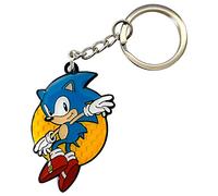 Zen Monkey Studios Leaping Sonic - Portachiavi classico Sonic The Hedgehog, Multi, Small
