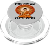 ZEN MOTIVAZIONALE "L'unica via d'uscita è dentro e PopSockets PopGrip per MagSafe